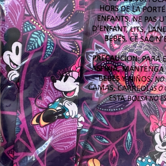 VERA BRADLEY DISNEY APRON:NWT MICKEY & MINNIE'S FLIRTY FLORAL - Picture 5 of 5